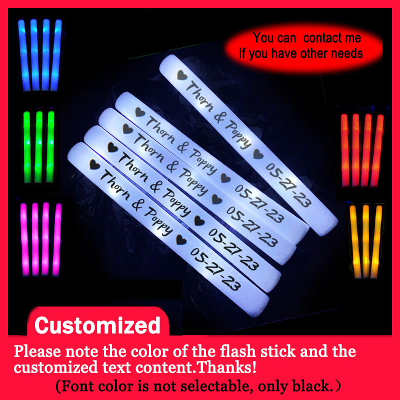 Centerpiece Stick - 20/30/40/60/80/100/120 stuks RGB LED Glow Foam