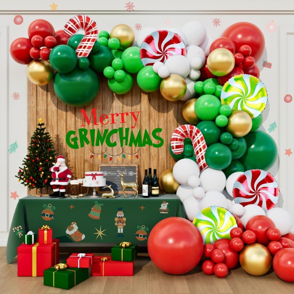 Balloon Arch Kit - Kerstballonboog Garland Kit 160 stuks Rode
