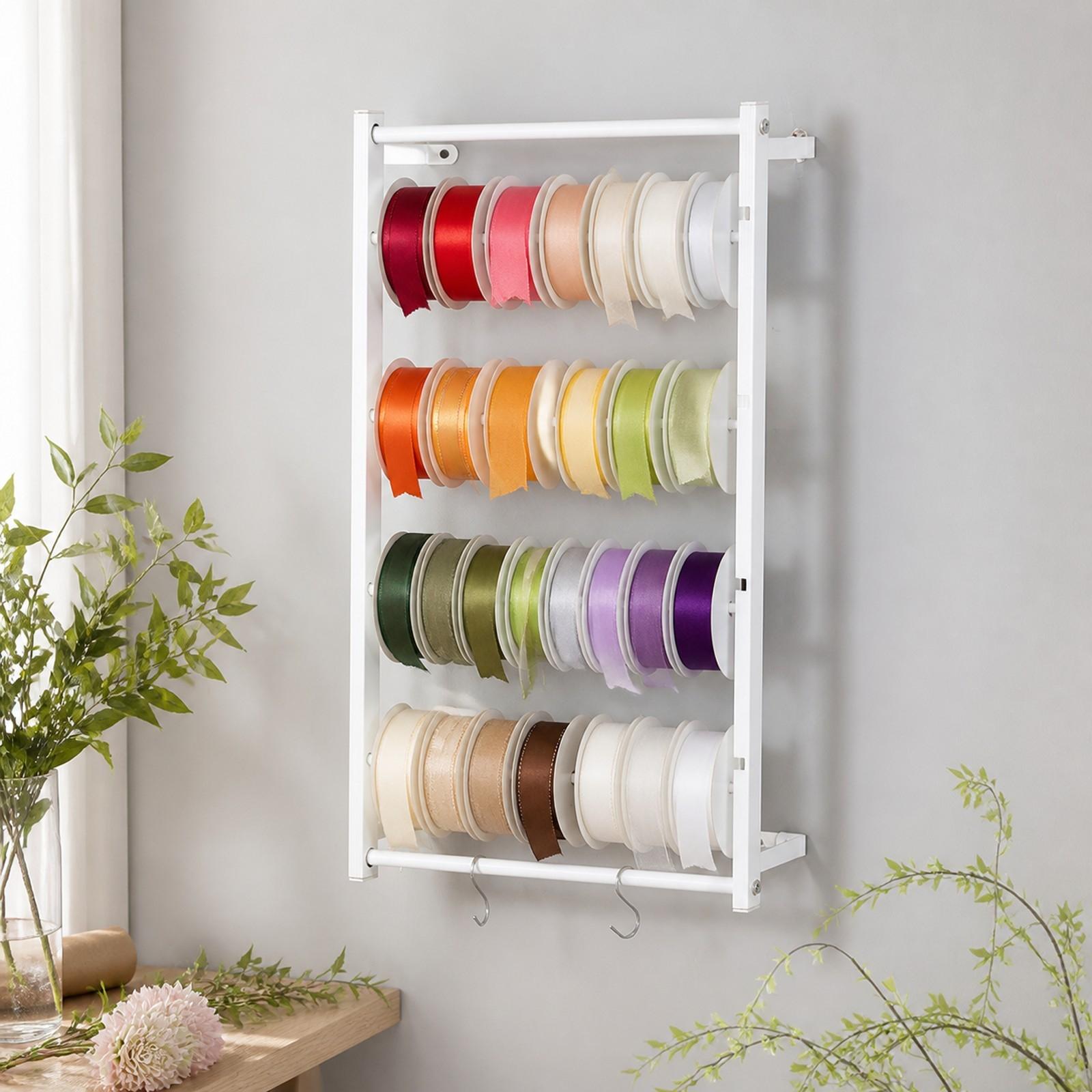 Papercraft Supply Ribbon - Metalen opbergrek voor linten, displayplank en