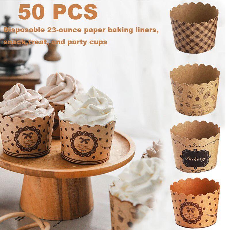 Event Suppliers - 50 stks/pak Cupcake Papieren Bekers Wrapper