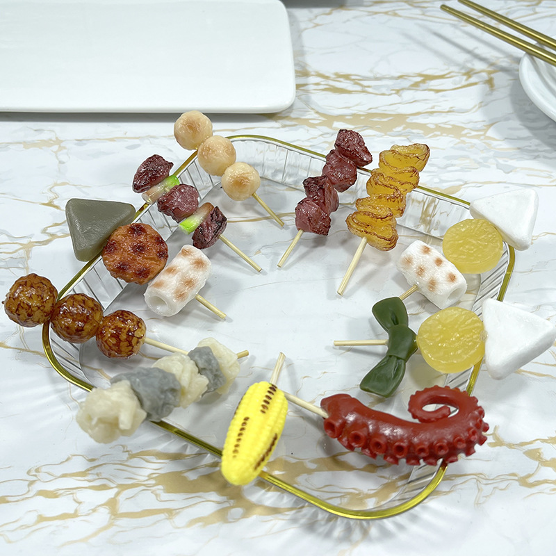 Centerpiece Stick - Nieuwe Simulatie Voedsel Sleutelhanger Pvc Model