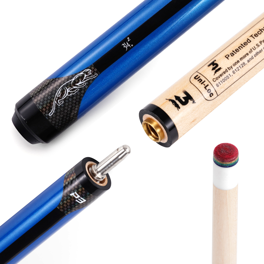 Centerpiece Stick - Professionele 2-delige poolkeu van Canadese hardesdoorn,