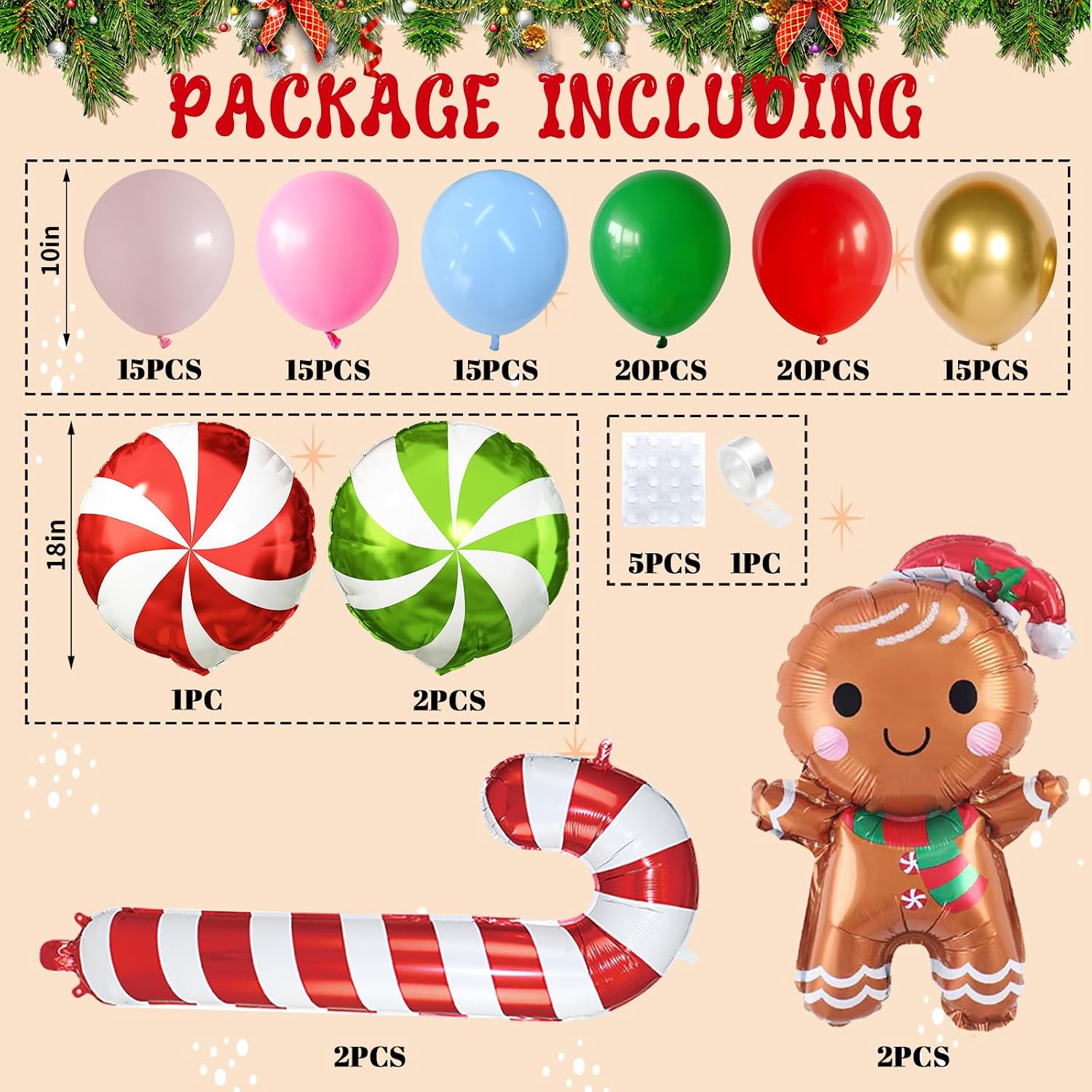 Kerstballonnen Garland Boog Ki - Balloon Arch Kit recensie en prijs
