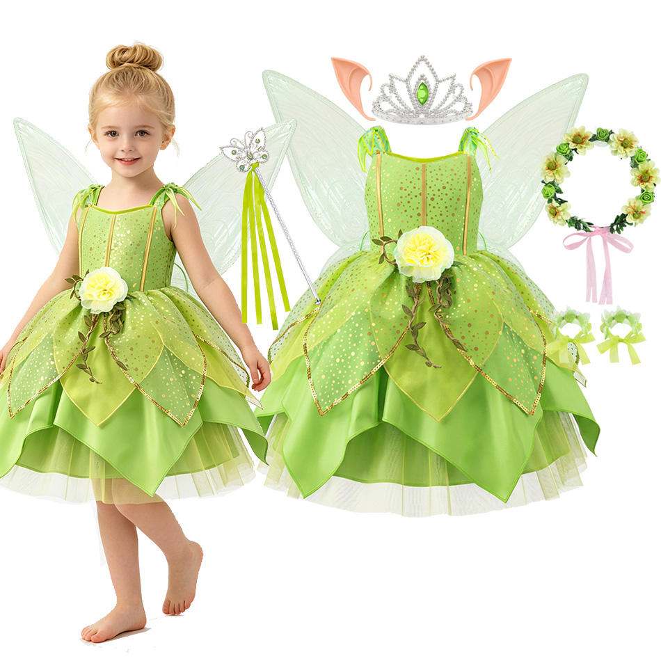Meisjes Groene Bloemenfee Elfe - Glitter Tablecloth recensie en prijs