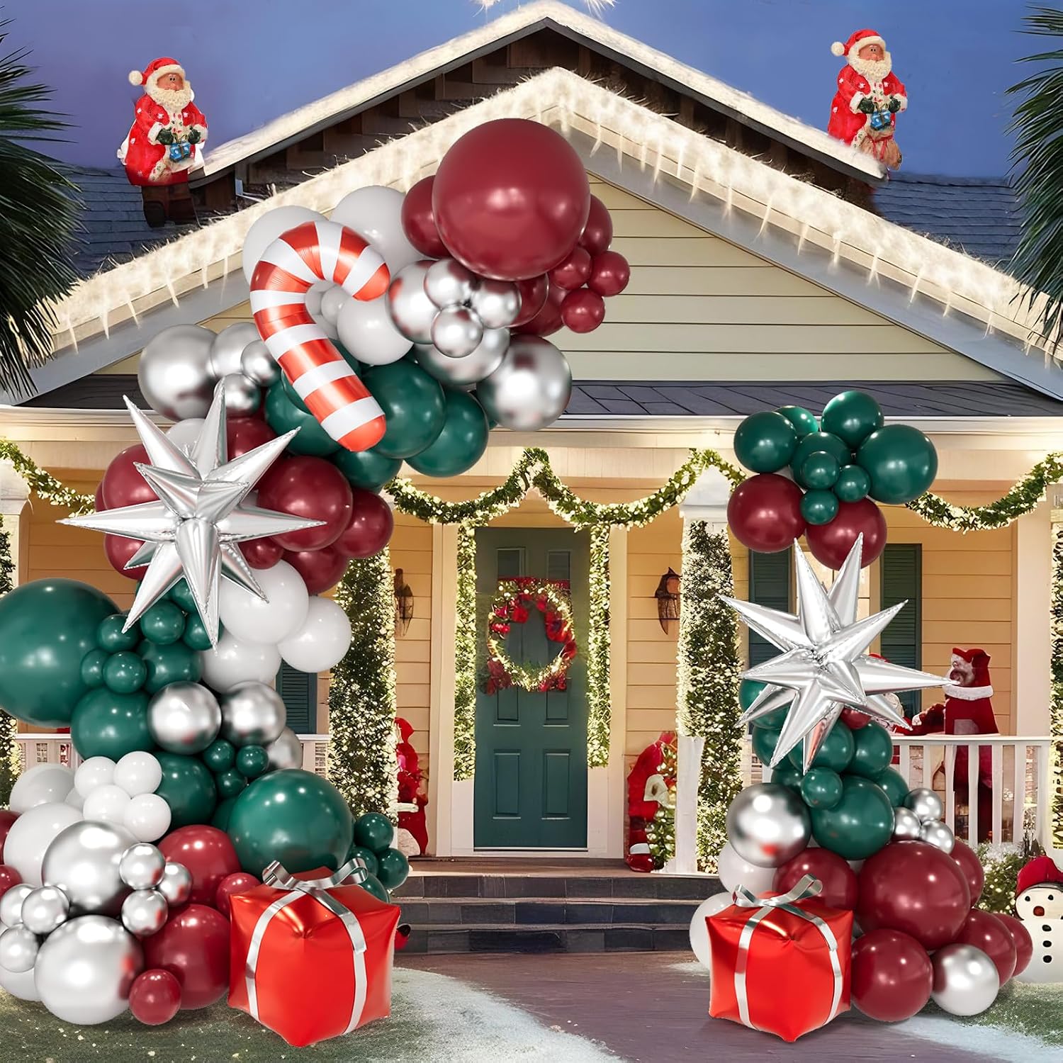 Kerstballonnenboogset met rood - Balloon Arch Kit recensie en prijs