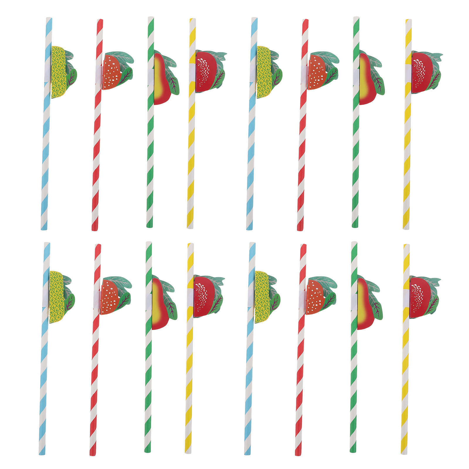 50 stuks kleurrijke papieren r - Paper Straw Color recensie en prijs