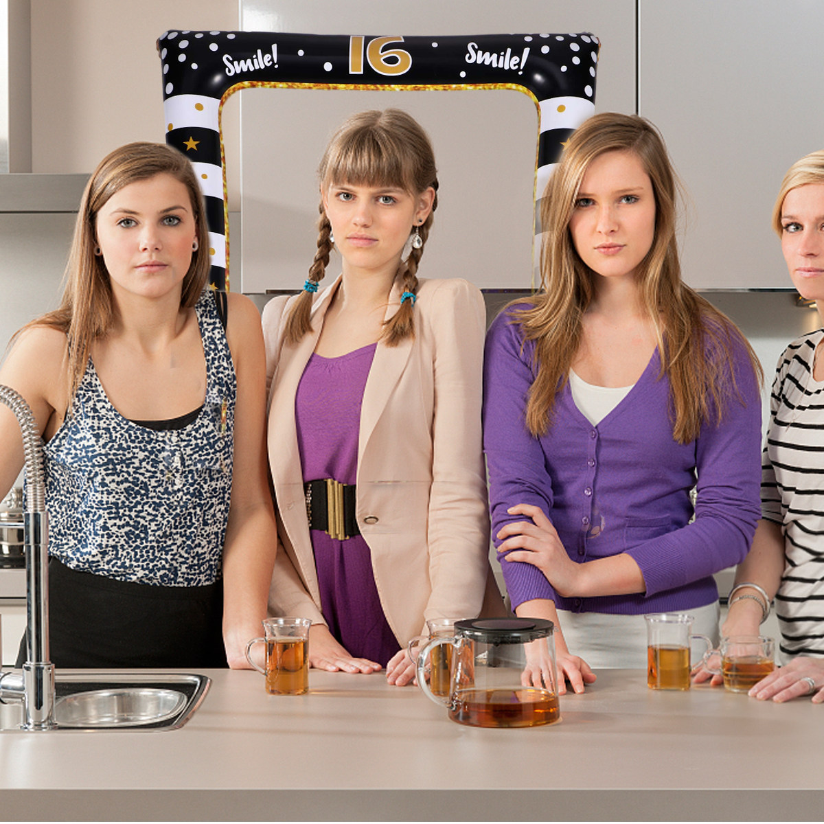Opblaasbare selfie fotolijst,  - Photo Booth Frame recensie en prijs