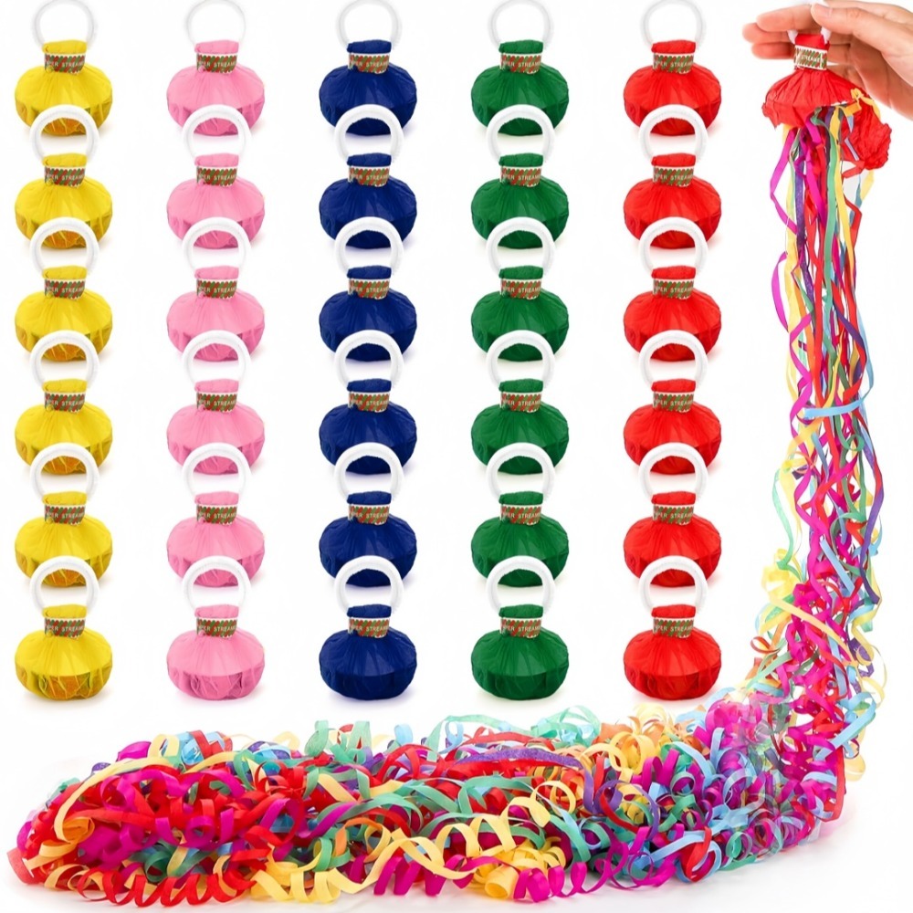 10 Stuks Hand Gooien Lint Trek - Confetti Cannon Tube recensie en prijs