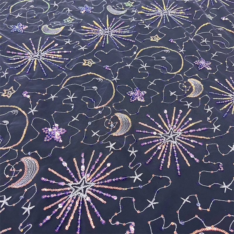 Kleurrijke ster-maan-paillette - Glitter Tablecloth recensie en prijs