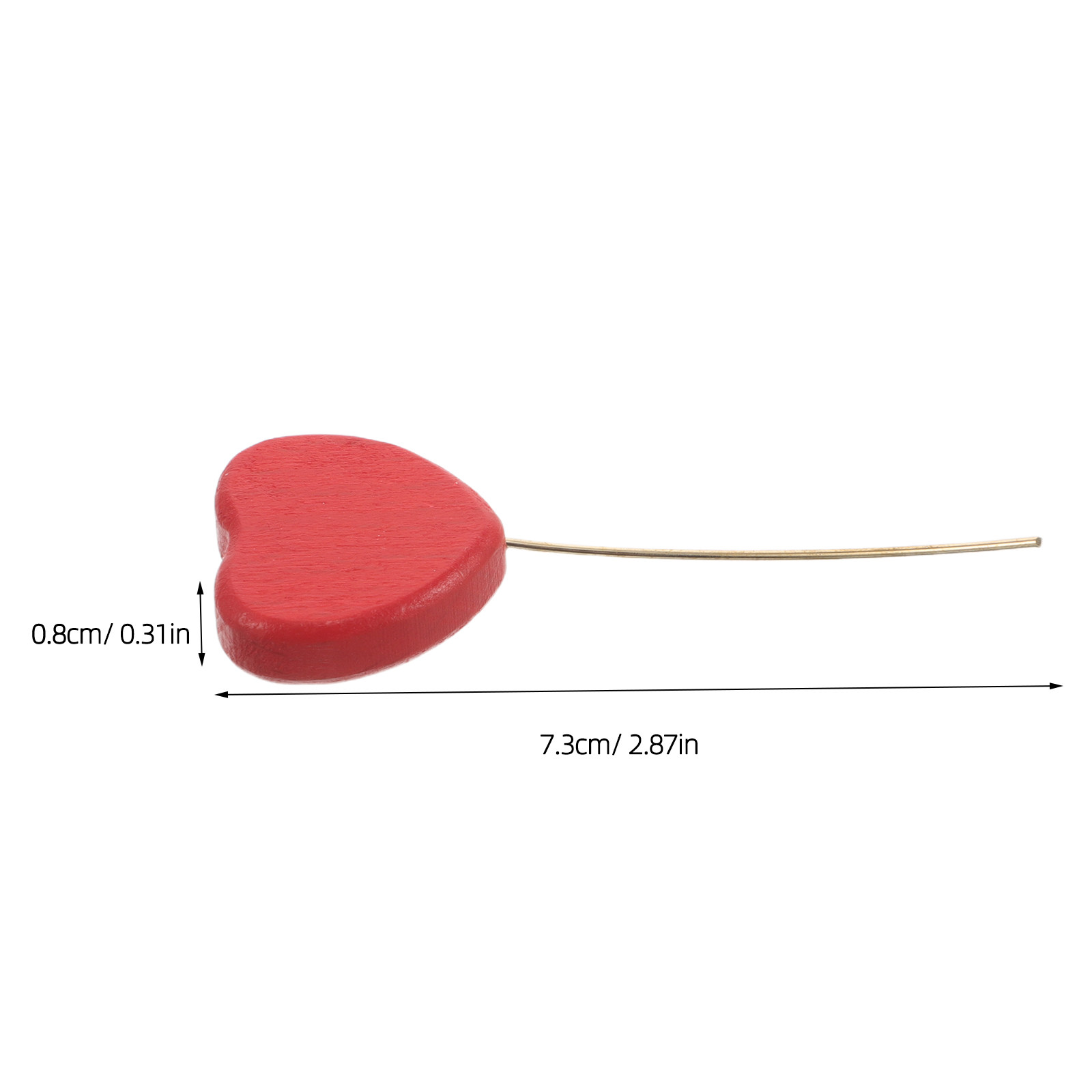 6 stuks mini houten hartvormig - Centerpiece Stick recensie en prijs
